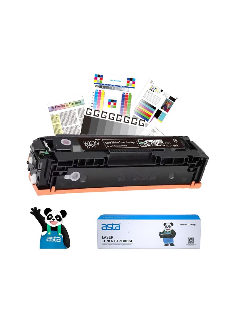 ASTA W2220A With Chip 222A Cartridge Toner Compatible For HP Color LaserJet Pro 3288dw 3288dn 3203 MFP 3388fdn 3388fdw 3388sdw 3303 Printer Replacement BK W 2220 222 A Office Print High Yield - Image 1